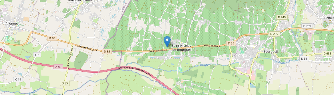 Saint-Nicolas-de-Bourgueil - Carte