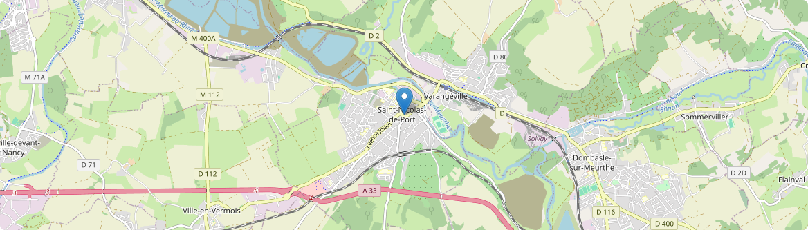 Saint-Nicolas-de-Port - Carte
