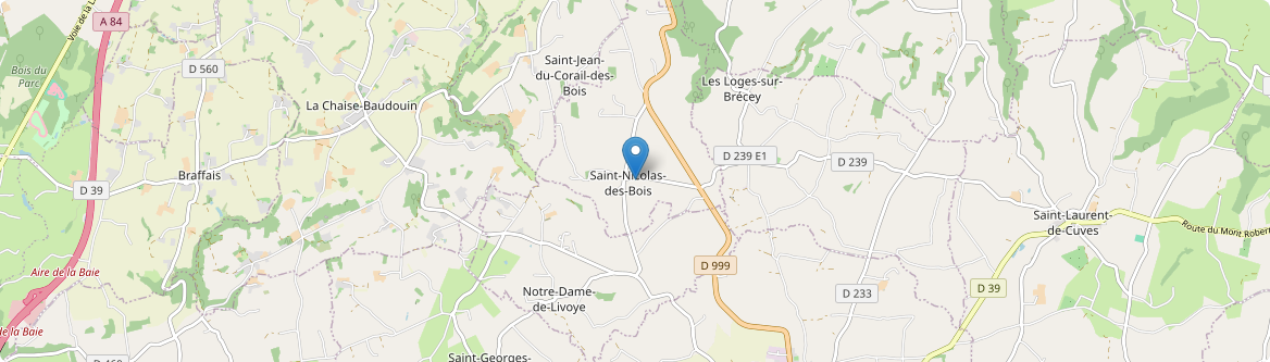 Saint-Nicolas-des-Bois - Carte