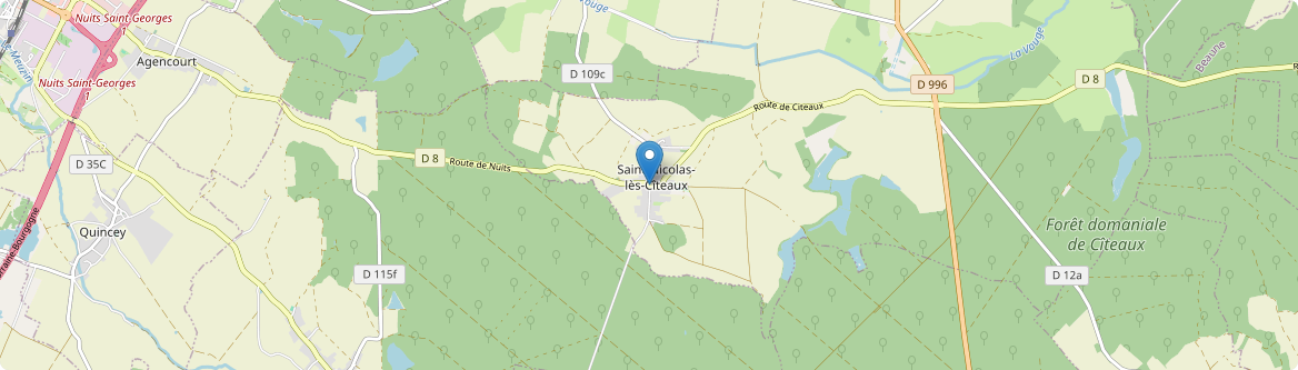 Saint-Nicolas-lès-Cîteaux - Carte