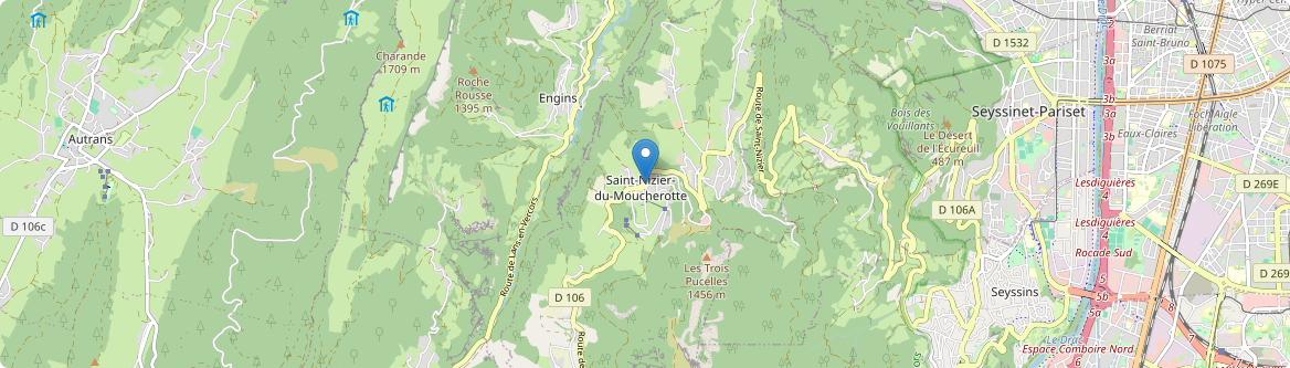 Saint-Nizier-du-Moucherotte - Carte