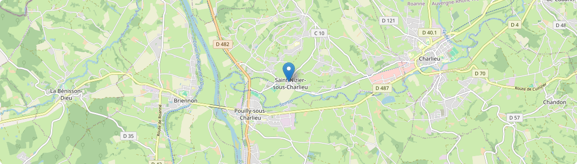 Saint-Nizier-sous-Charlieu - Carte