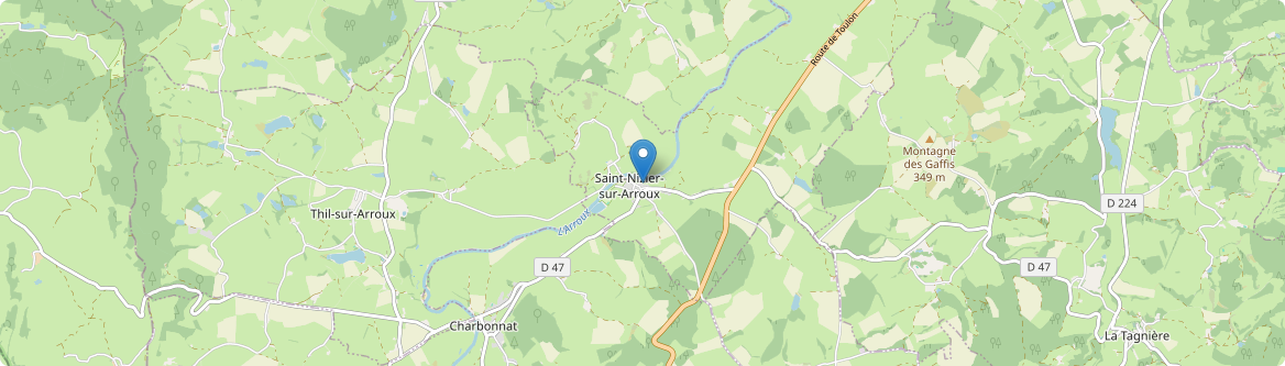 Saint-Nizier-sur-Arroux - Carte