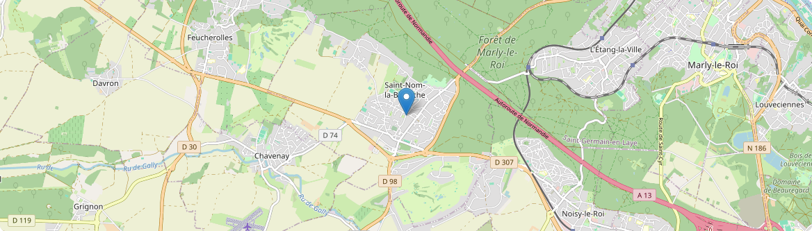 Saint-Nom-la-Bretèche - Carte
