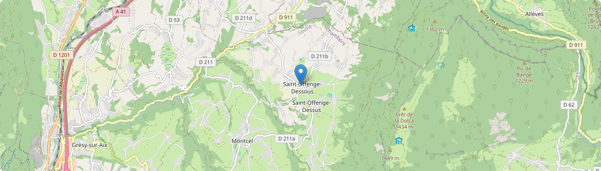 Saint-Offenge - Carte