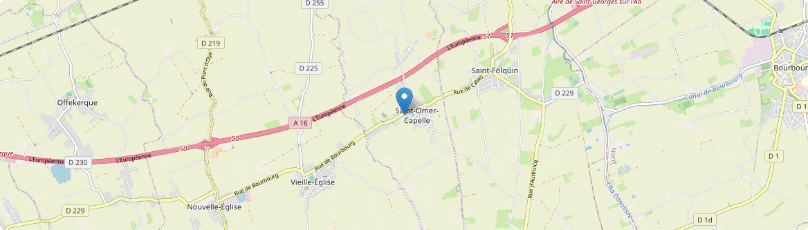 Saint-Omer-Capelle - Carte