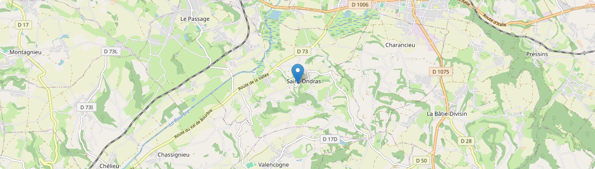 Saint-Ondras - Carte