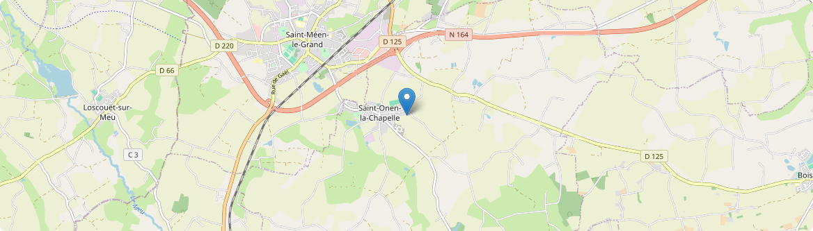 Saint-Onen-la-Chapelle - Carte