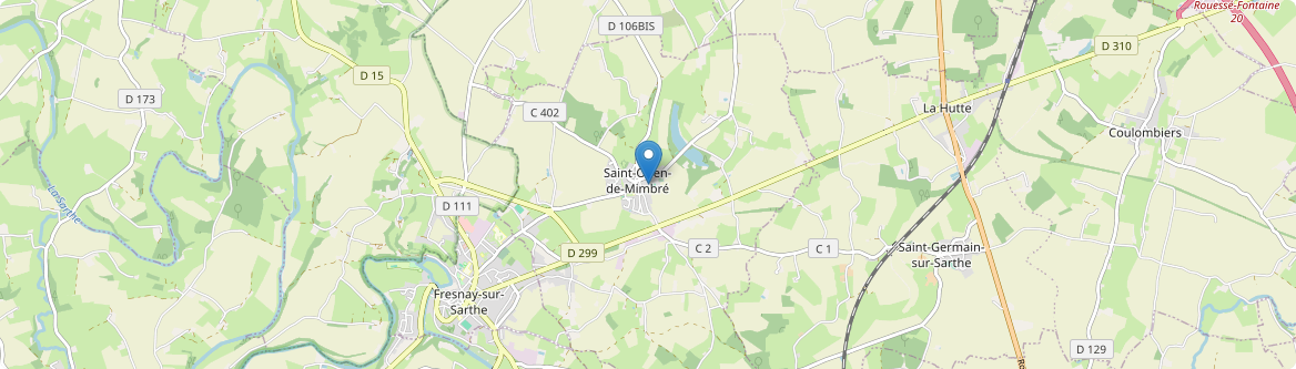 Saint-Ouen-de-Mimbré - Carte
