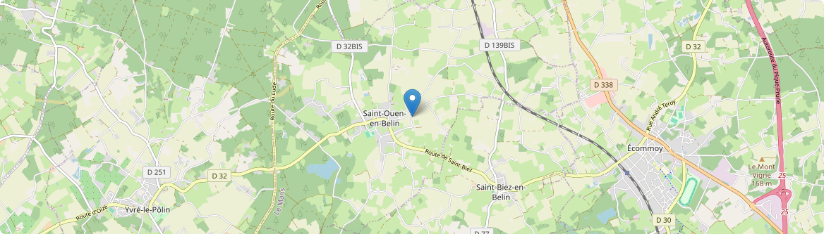 Saint-Ouen-en-Belin - Carte