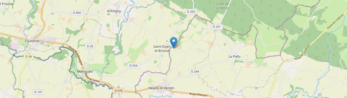 Saint-Ouen-le-Brisoult - Carte