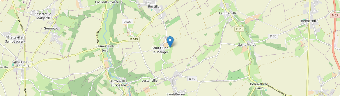 Saint-Ouen-le-Mauger - Carte