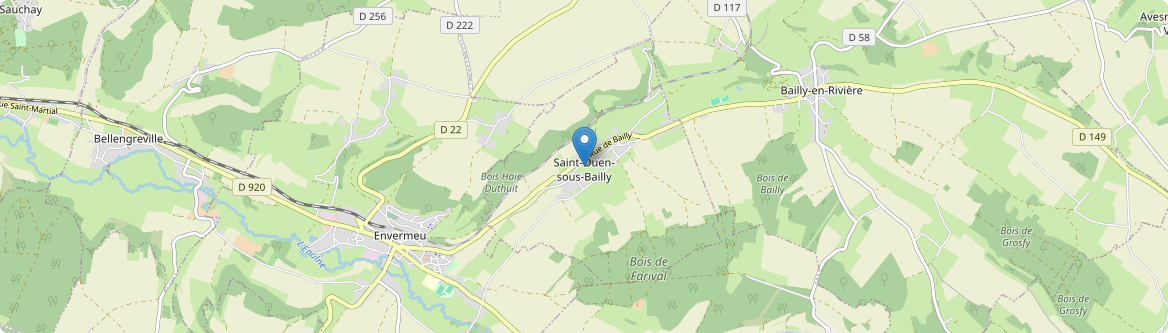 Saint-Ouen-sous-Bailly - Carte