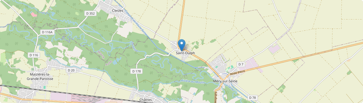 Saint-Oulph - Carte