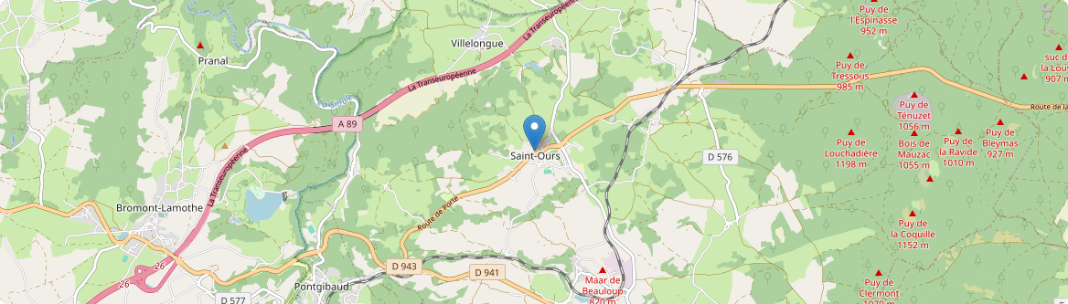 Saint-Ours - Carte