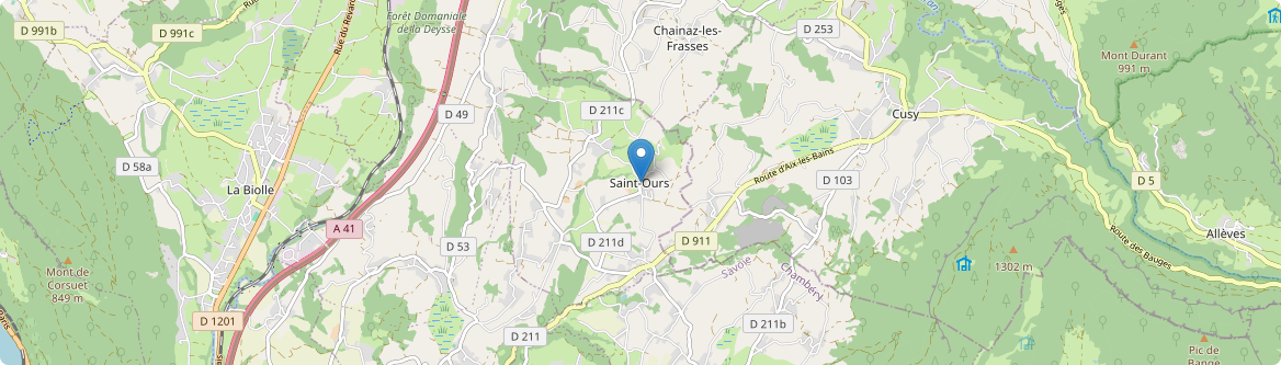 Saint-Ours - Carte