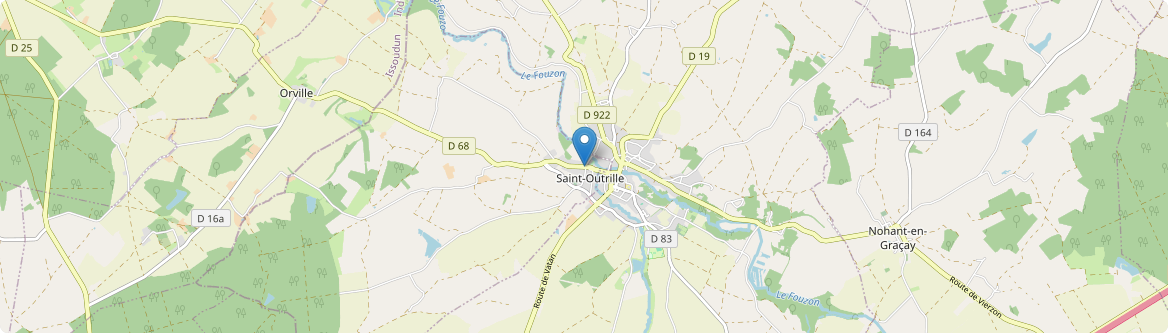 Saint-Outrille - Carte