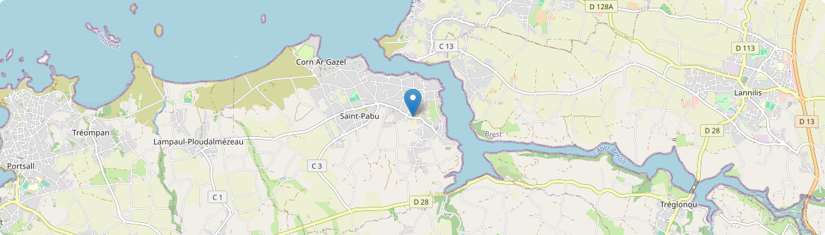 Saint-Pabu - Carte