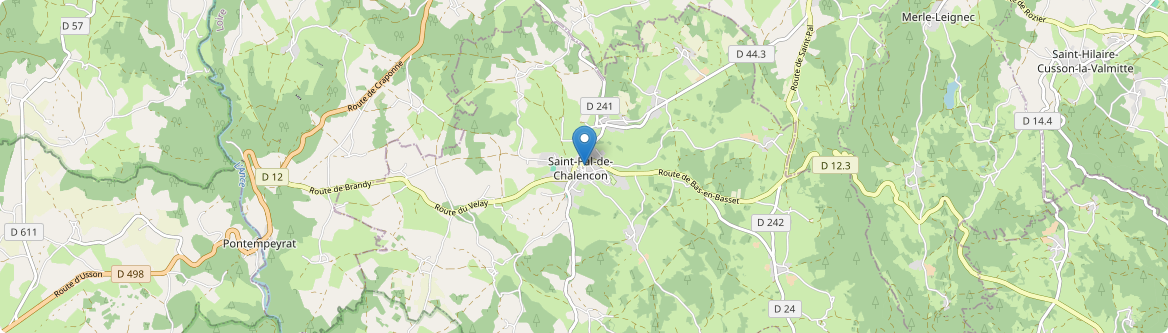 Saint-Pal-de-Chalencon - Carte