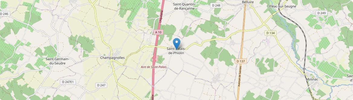 Saint-Palais-de-Phiolin - Carte