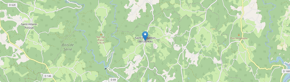 Saint-Pantaléon-de-Lapleau - Carte