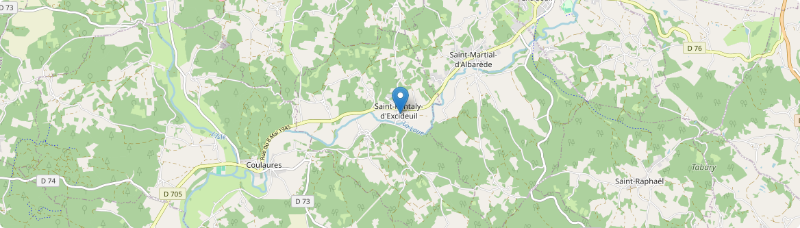 Saint-Pantaly-d'Excideuil - Carte