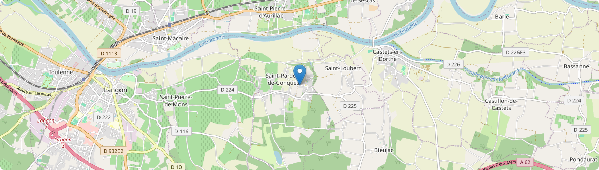 Saint-Pardon-de-Conques - Carte
