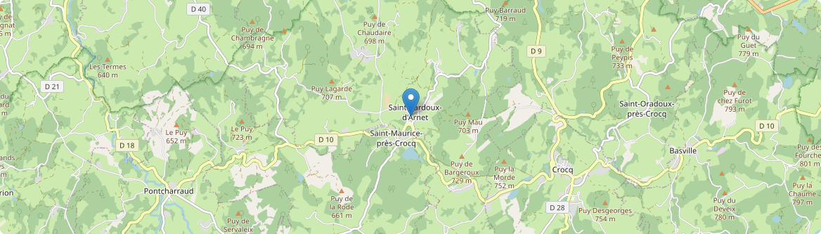 Saint-Pardoux-d'Arnet - Carte