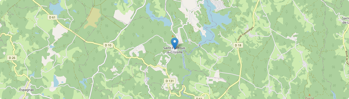 Saint-Pardoux-la-Croisille - Carte