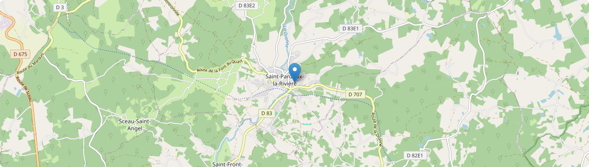 Saint-Pardoux-la-Rivière - Carte