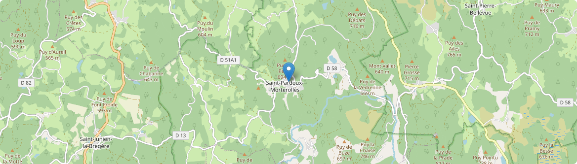 Saint-Pardoux-Morterolles - Carte