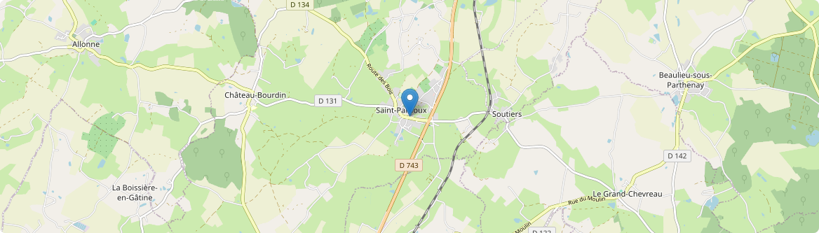 Saint-Pardoux-Soutiers - Carte