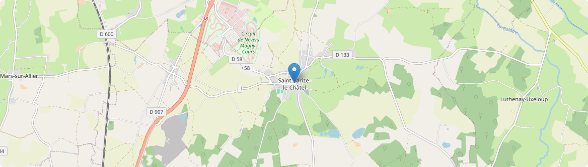 Saint-Parize-le-Châtel - Carte