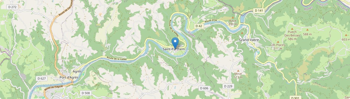 Saint-Parthem - Carte