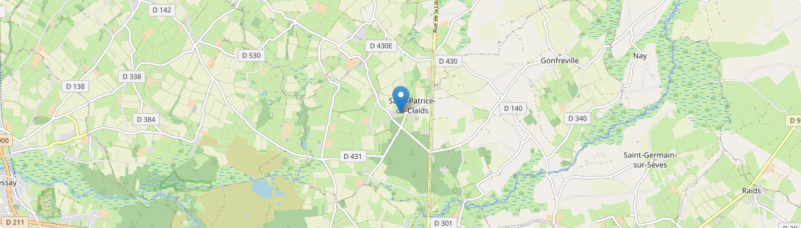 Saint-Patrice-de-Claids - Carte