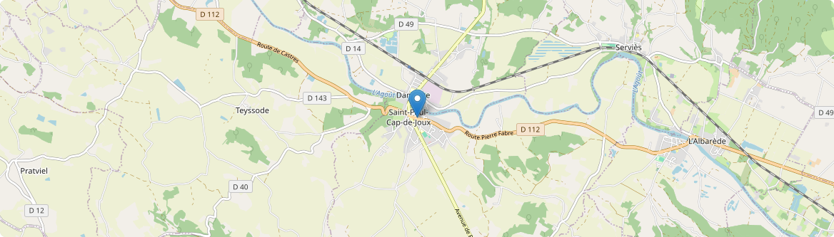 Saint-Paul-Cap-de-Joux - Carte