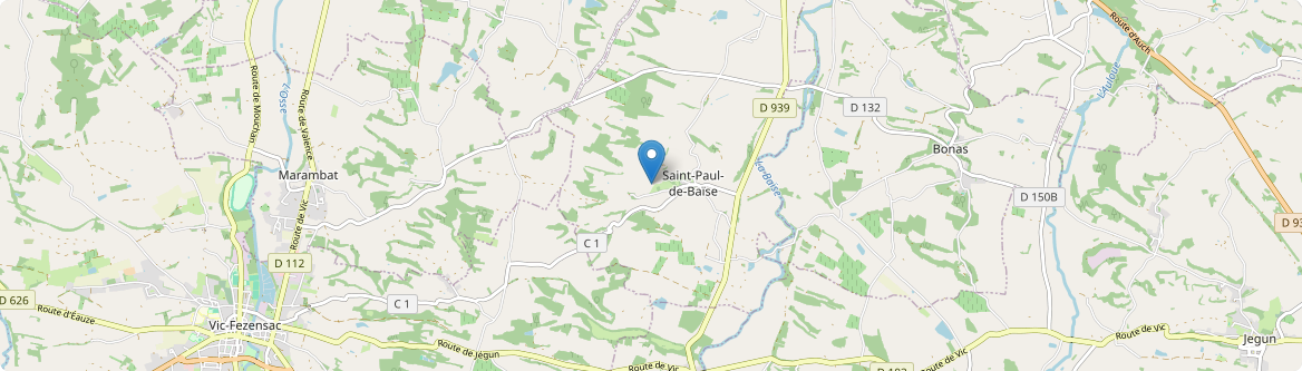 Saint-Paul-de-Baïse - Carte