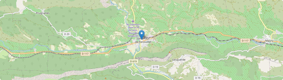 Saint-Paul-de-Fenouillet - Carte