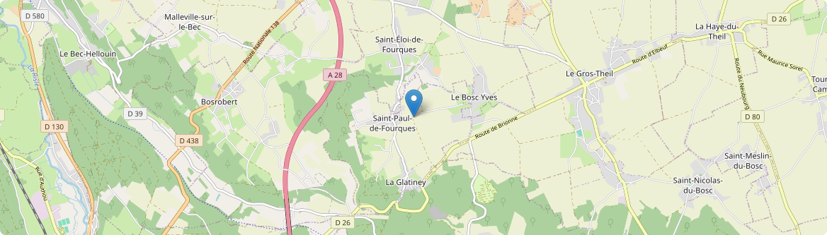Saint-Paul-de-Fourques - Carte