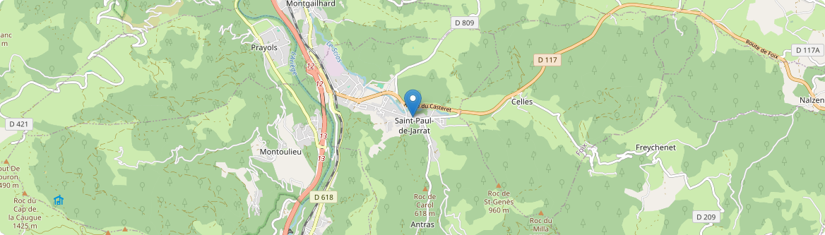 Saint-Paul-de-Jarrat - Carte