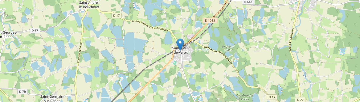 Saint-Paul-de-Varax - Carte