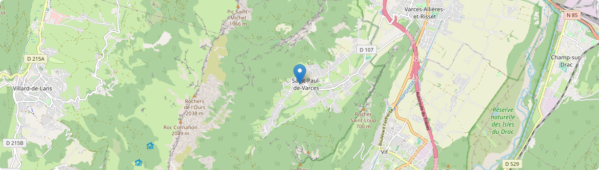 Saint-Paul-de-Varces - Carte