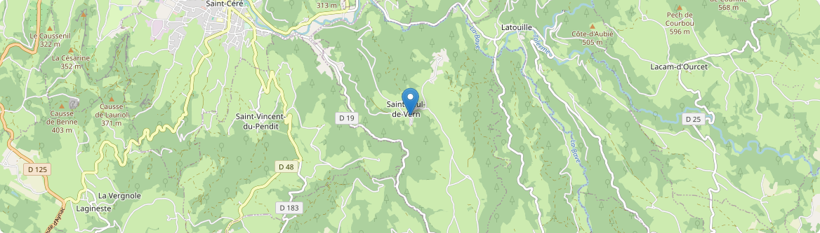 Saint-Paul-de-Vern - Carte