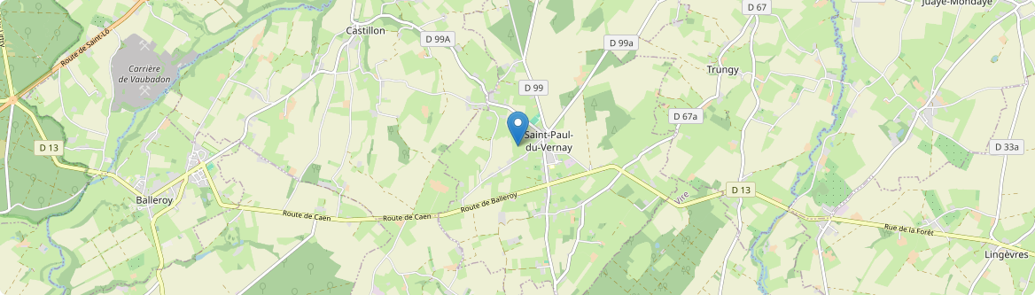 Saint-Paul-du-Vernay - Carte