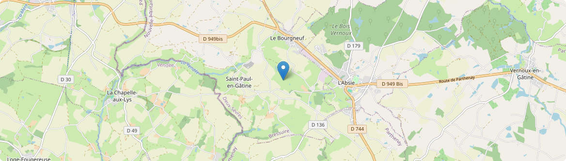 Saint-Paul-en-Gâtine - Carte