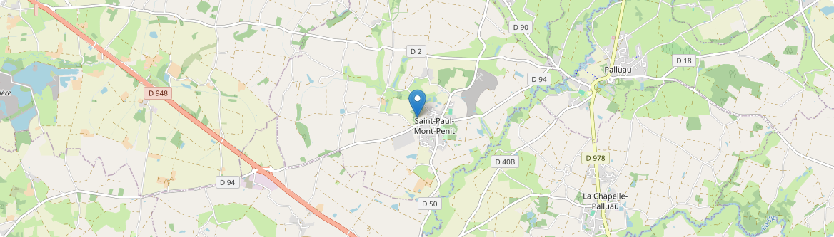 Saint-Paul-Mont-Penit - Carte