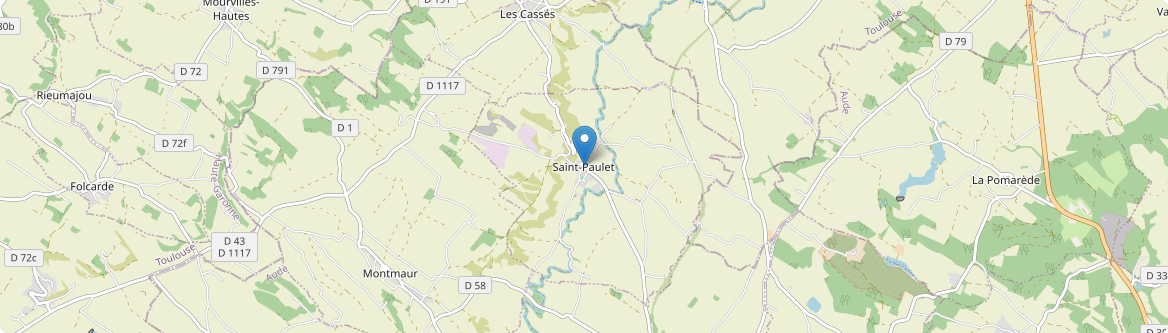 Saint-Paulet - Carte