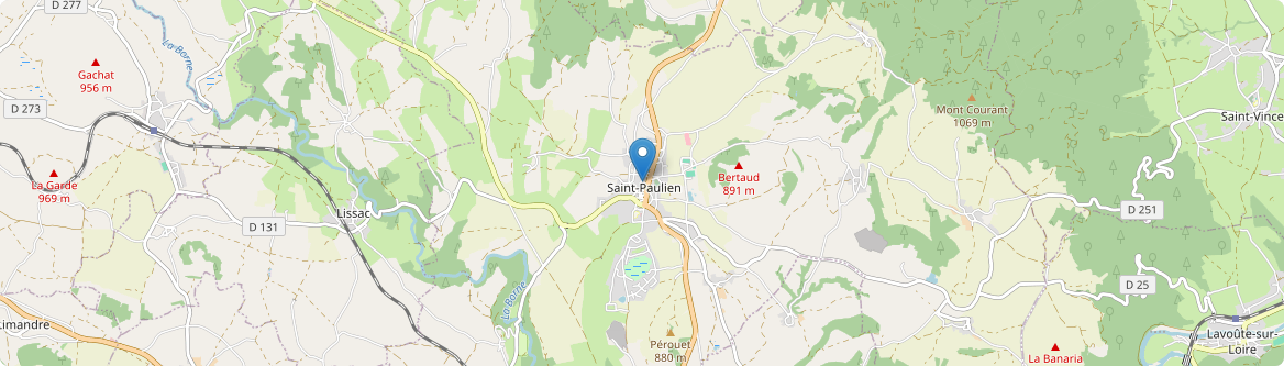 Saint-Paulien - Carte
