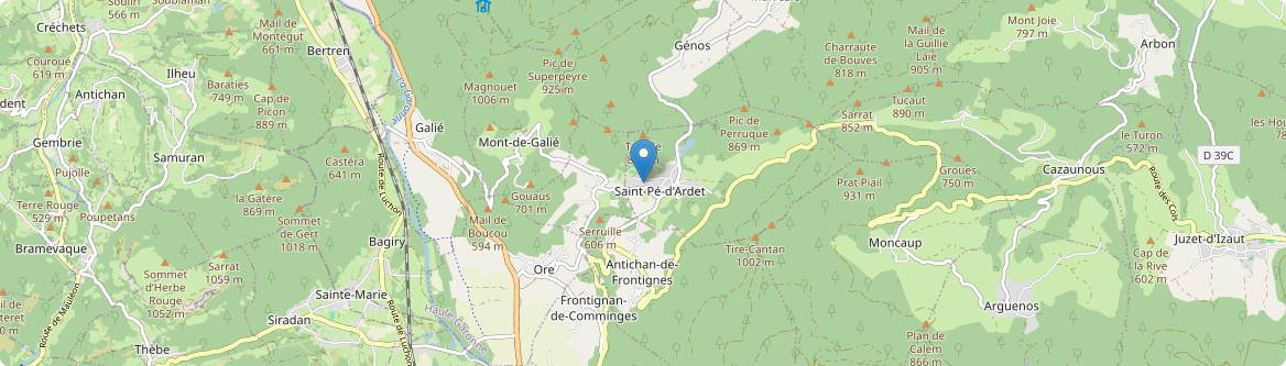 Saint-Pé-d'Ardet - Carte