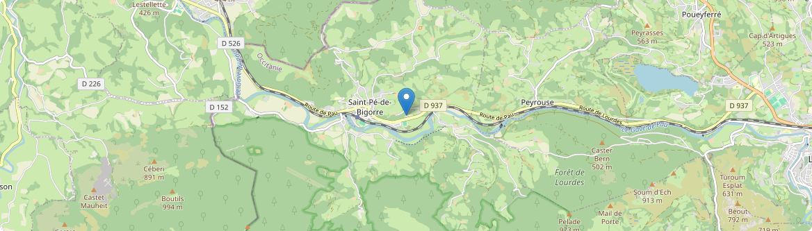 Saint-Pé-de-Bigorre - Carte